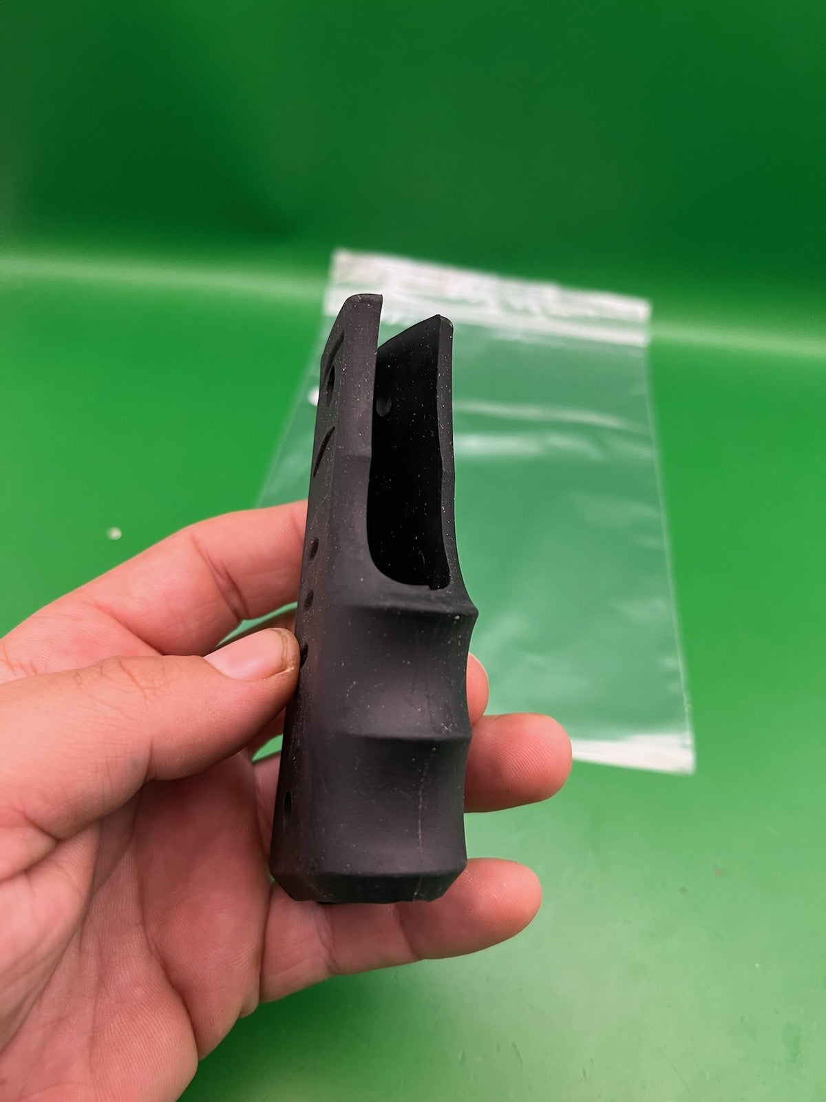 Paintball Rubber Grip Panel Black