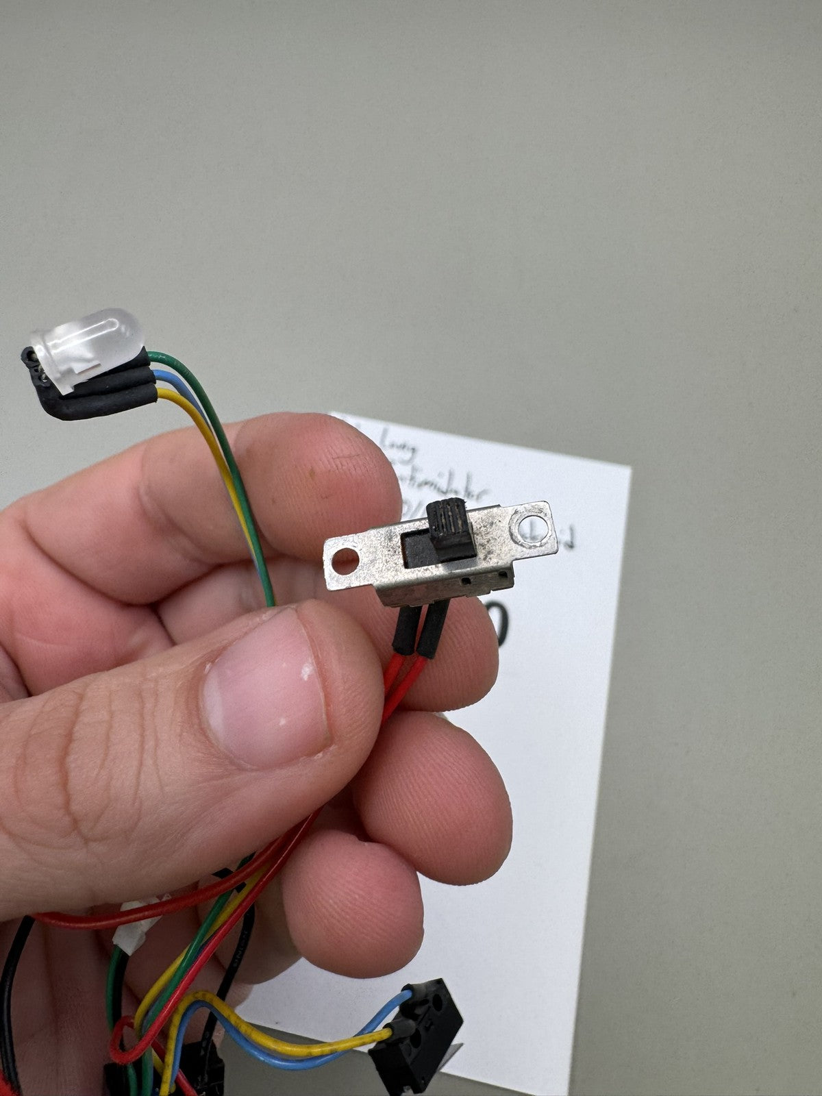 Bob Long 2K2 Intimidator Switch LED Micro 9V Solenoid Wire Harness
