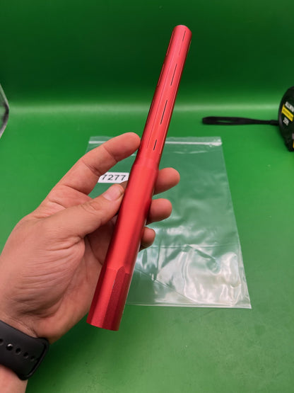 Infamous Pro DNA Silencio Barrel Tip Red 14" Aluminum Paintball