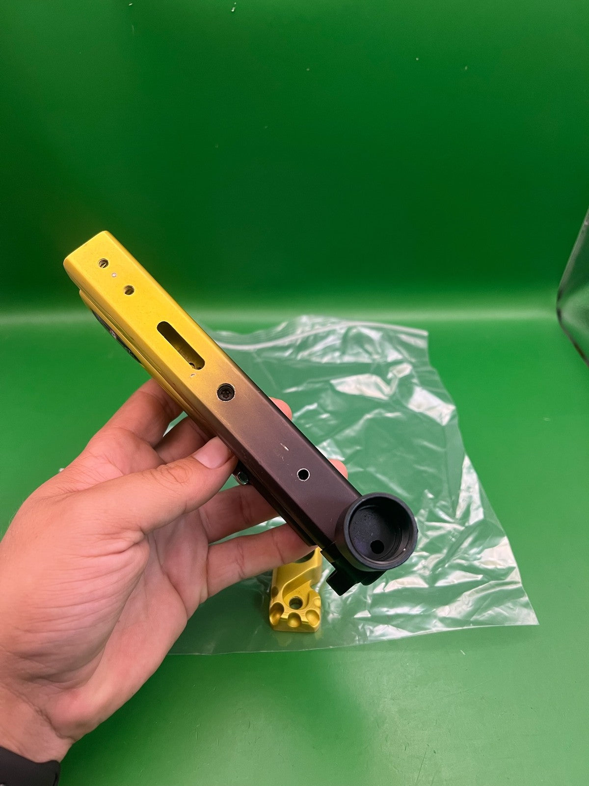 WGP Black Magic Autococker Body Gold Black Fade Flame Ano