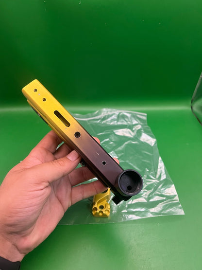 WGP Black Magic Autococker Body Gold Black Fade Flame Ano