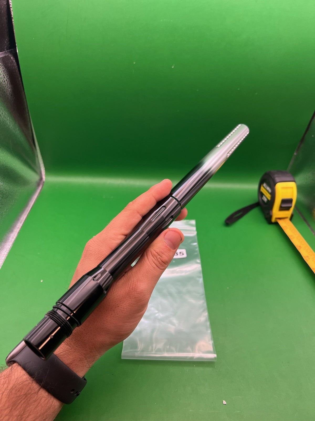 Autococker Evil Barrel - used paintball barrel - black/silver
