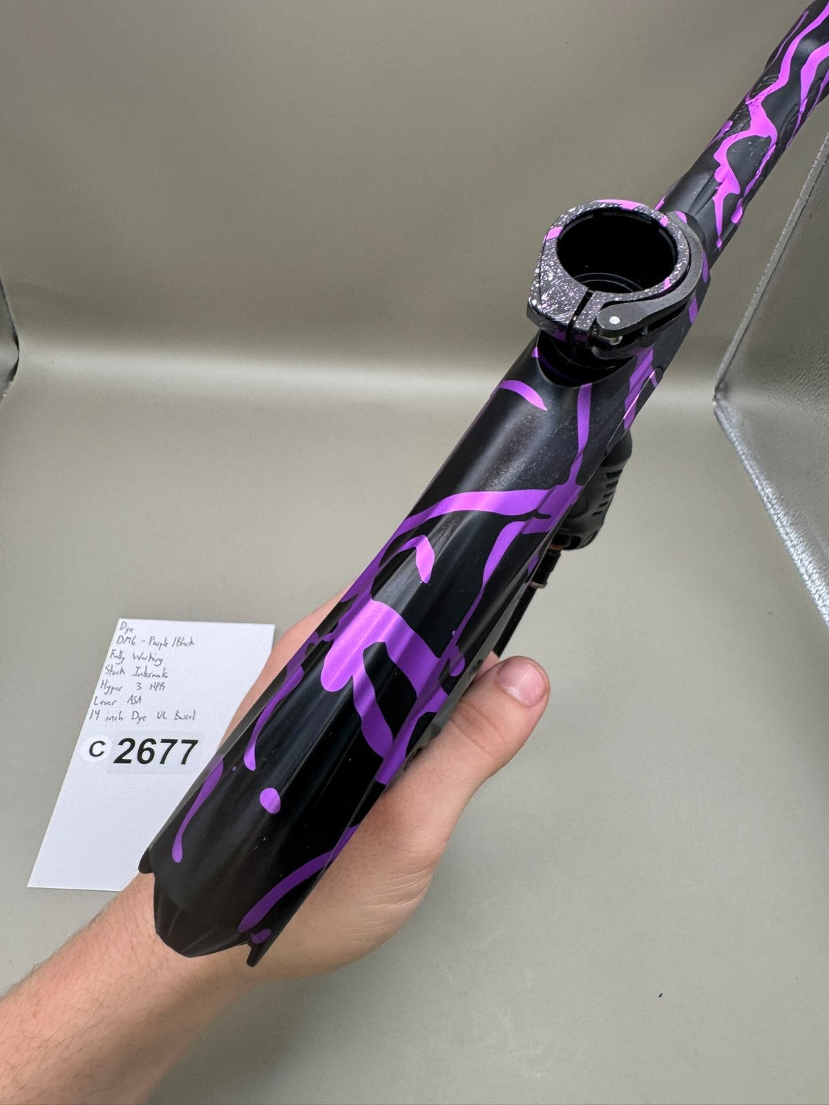 Dye DM6 - Purple/Black - Paintball Marker Fully Working