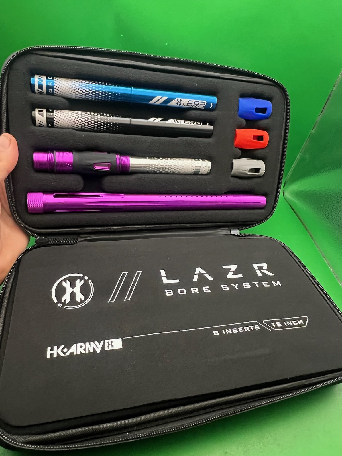 HK Army LAZR Bore System 15" Barrel Kit 8 Inserts .680-.692 Multi-Color