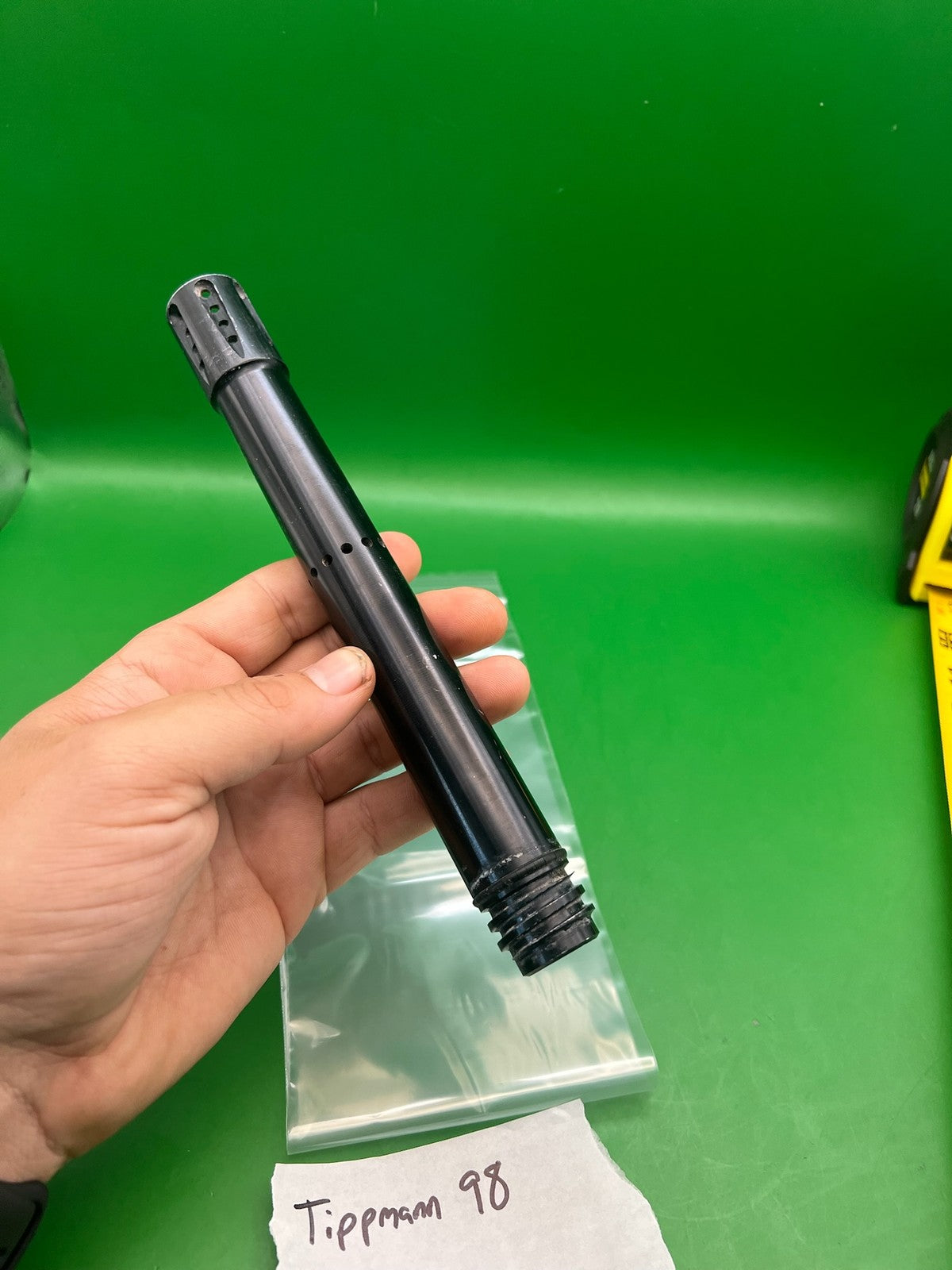 Tippmann 98 Barrel 10" .880 Black - used paintball barrel - black