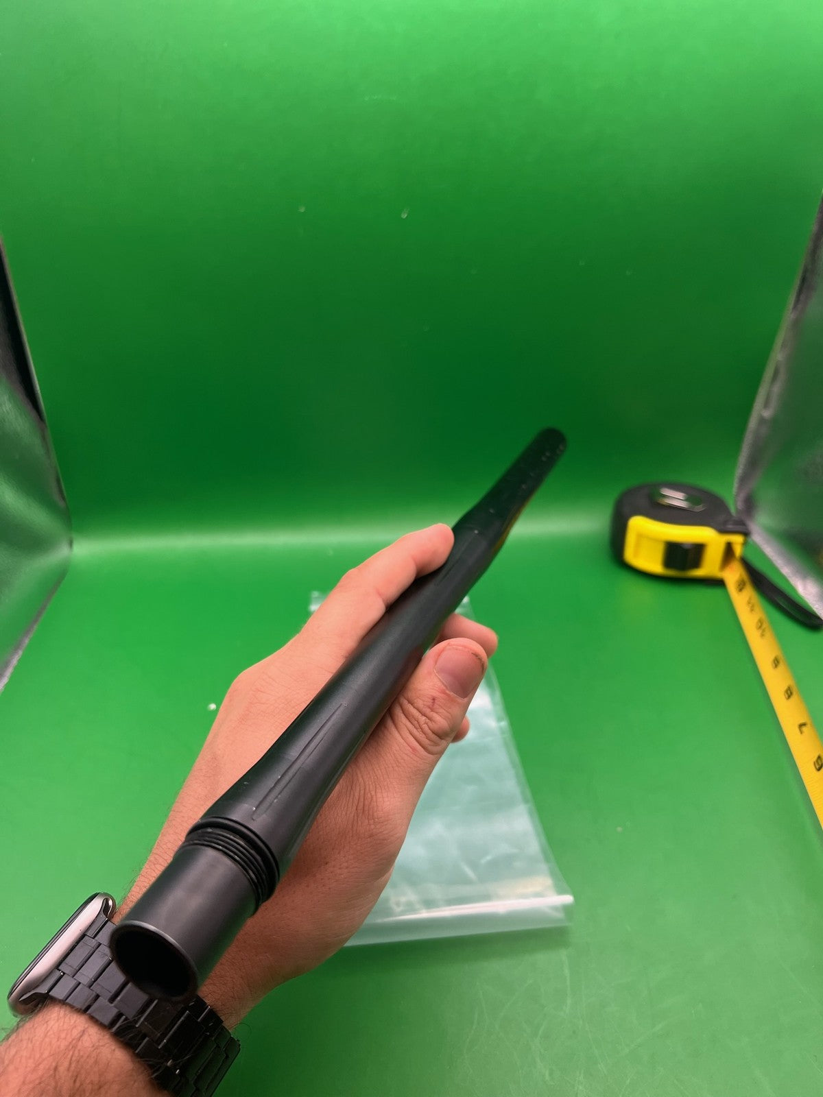 Black Autococker Barrel Back 12" .684 Black - used paintball barrel back - black