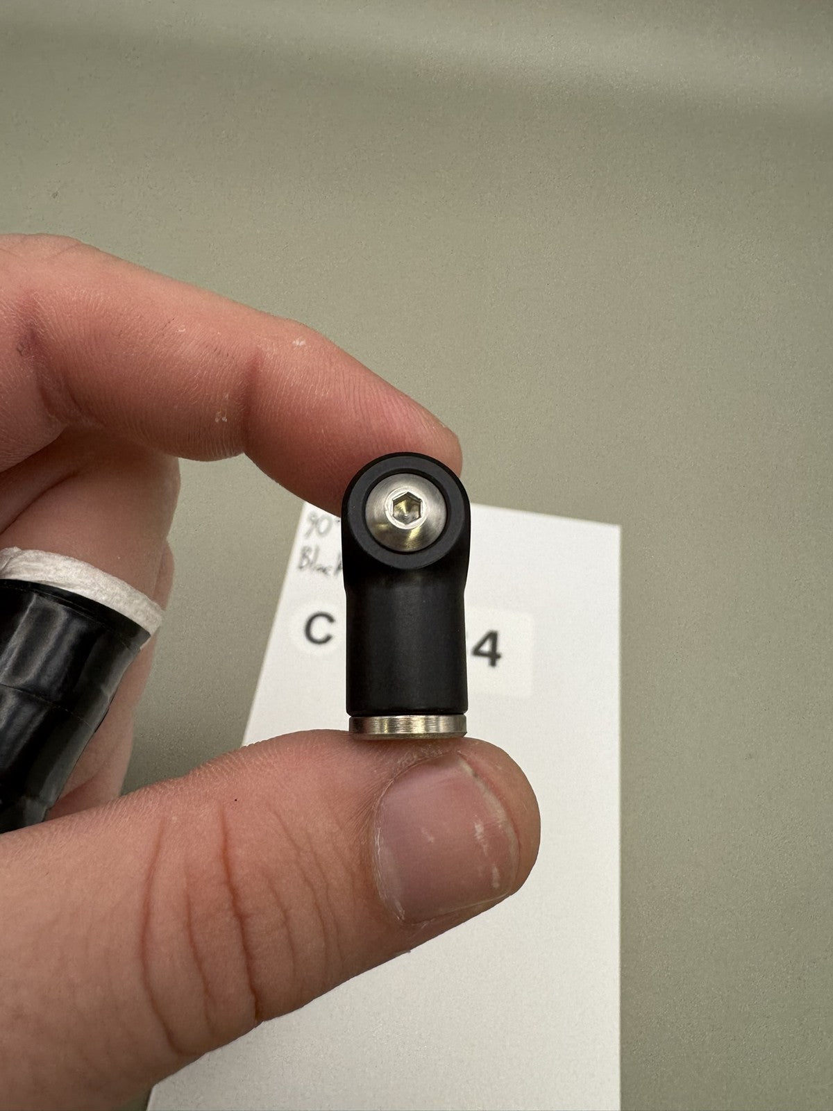 CCM 90Â° Fitting Black