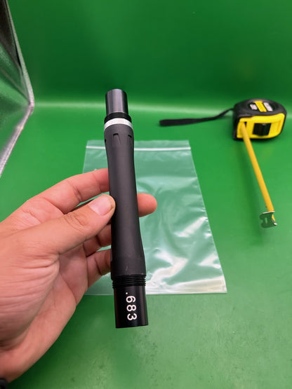 Empire Pipe Barrel Back Autococker Thread Black .683 Bore ~8"