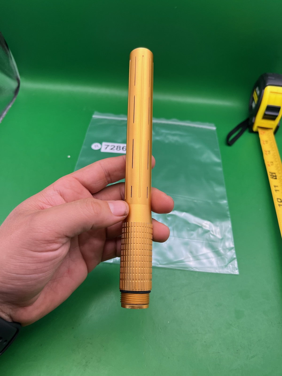 Infamous Pro DNA Silencio AC Threaded Barrel Tip Gold Aluminum 14"