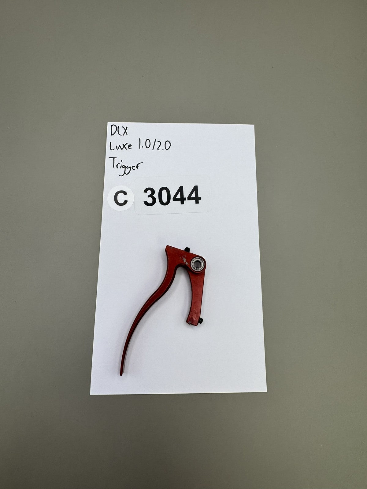 DLX Luxe 1.0/2.0 Trigger Red Aluminum Paintball Part