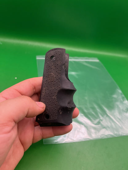 ICD 1911/45 Style Rubber Grip Panels Black Stippled Paintball Marker