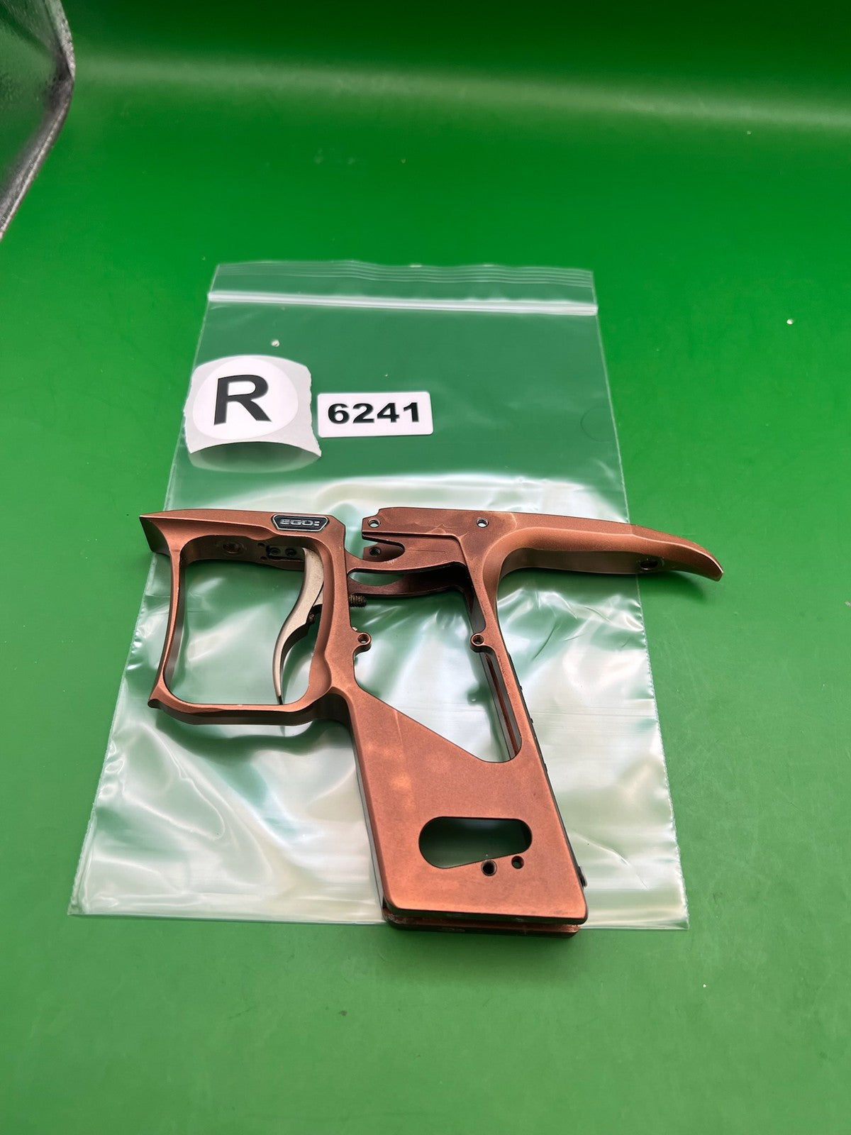 Planet Eclipse Ego Frame - used paintball trigger frame - copper anno