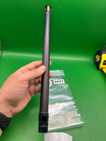 Stiffi Carbon Fiber Barrel Tip 14" Black - Uses Stiffi Backs - used paintball barrel tip - black