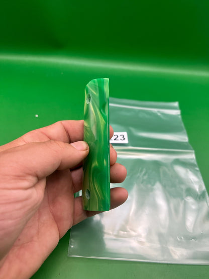 Vintage PB 1911/45 Style Grips- Green Cameo