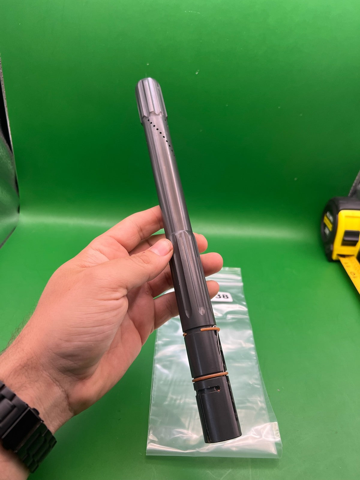 Automag 12" .692 Black Barrel - used paintball barrel - black