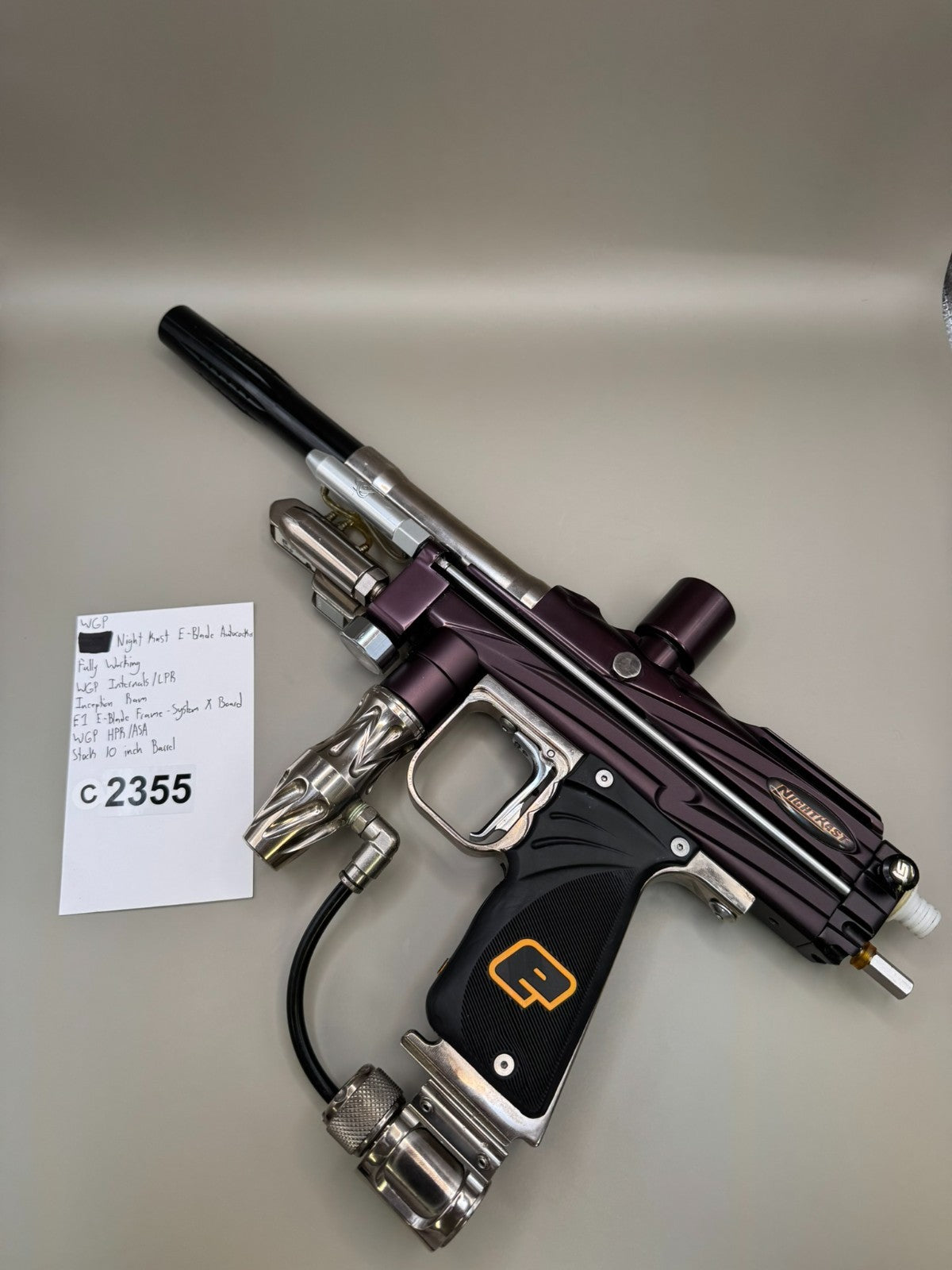 WGP Night Kast E-Blade Autococker - Paintball Marker Fully Working