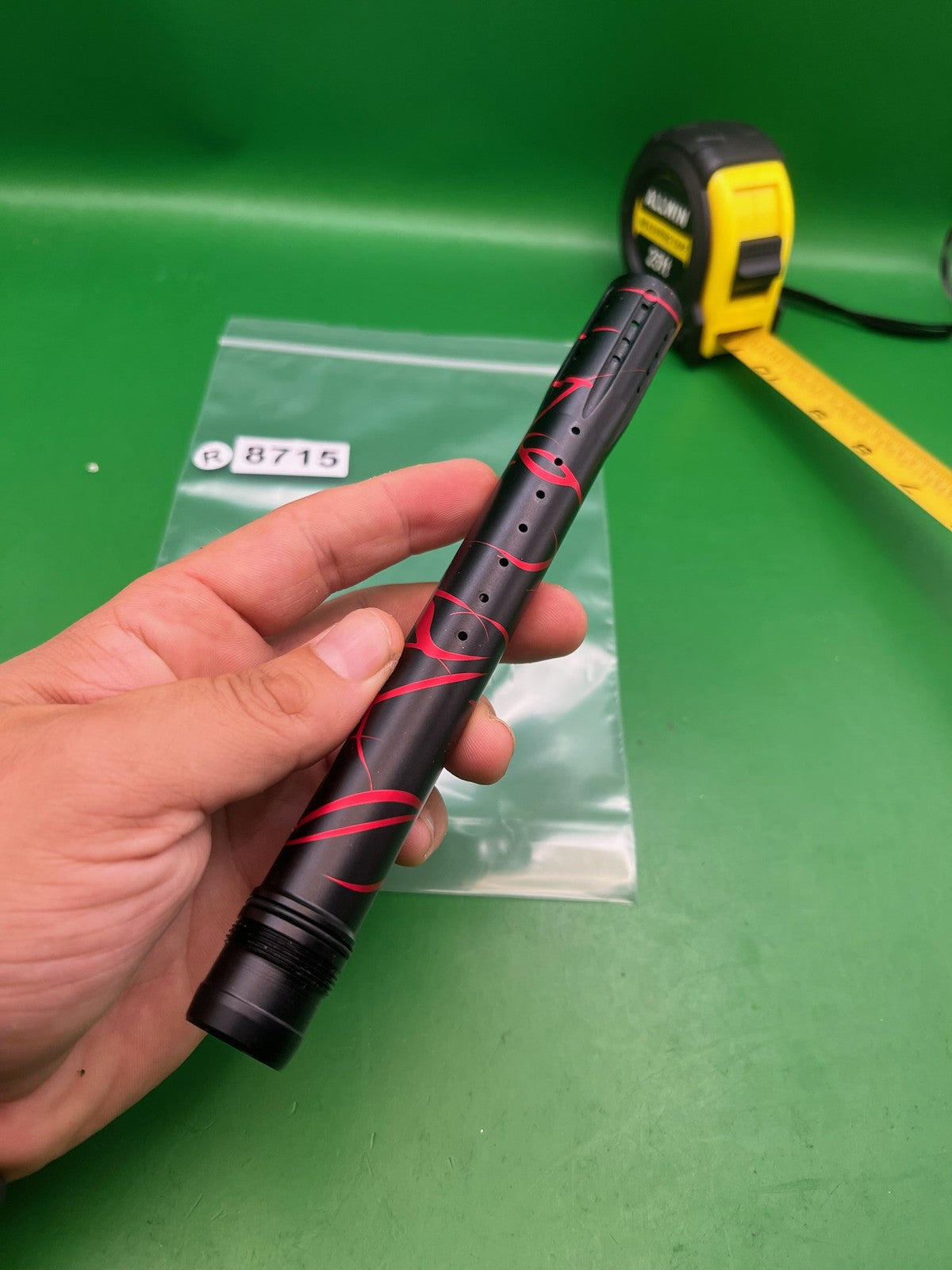 Dye Ultralite UL 14" Front Barrel Tip Black Red Geo Ego Luxe Shocker LV