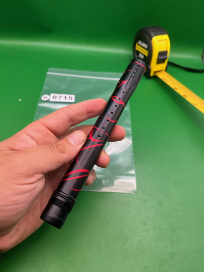 Dye Ultralite UL 14" Front Barrel Tip Black Red Geo Ego Luxe Shocker LV