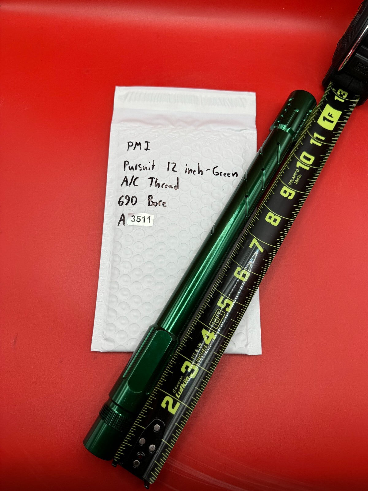PMI Pursuit 12 inch Barrel A/C Thread - Green 690 Bore