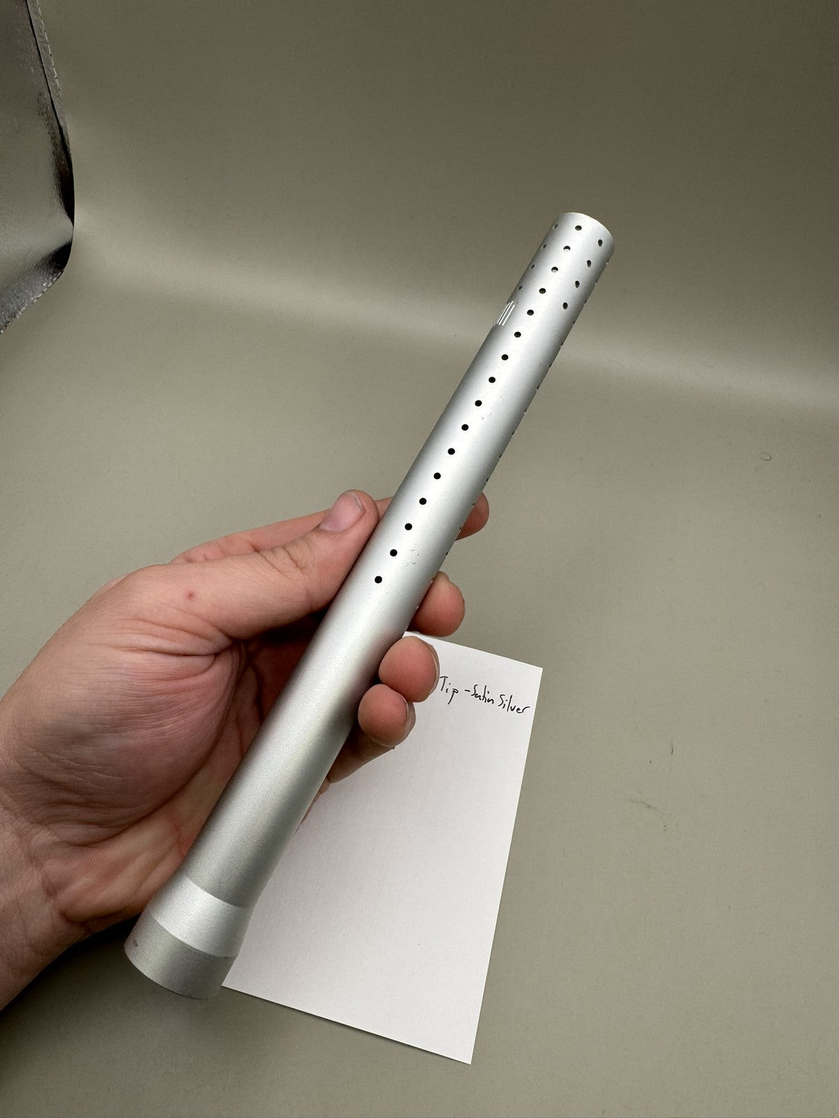 Mac Dev PB Shift Barrel Tip -Satin Silver 14 inch