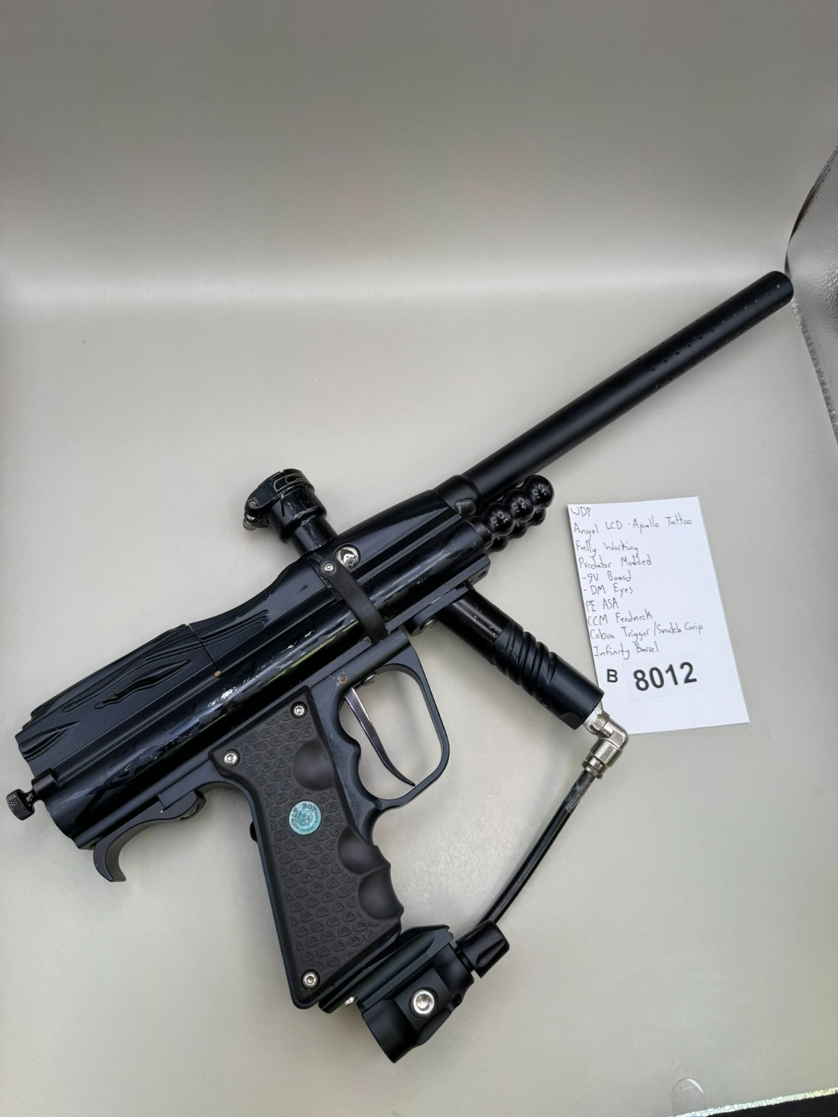 WDP Angel LCD - Apollo Tattoo - Paintball Marker Fully Working