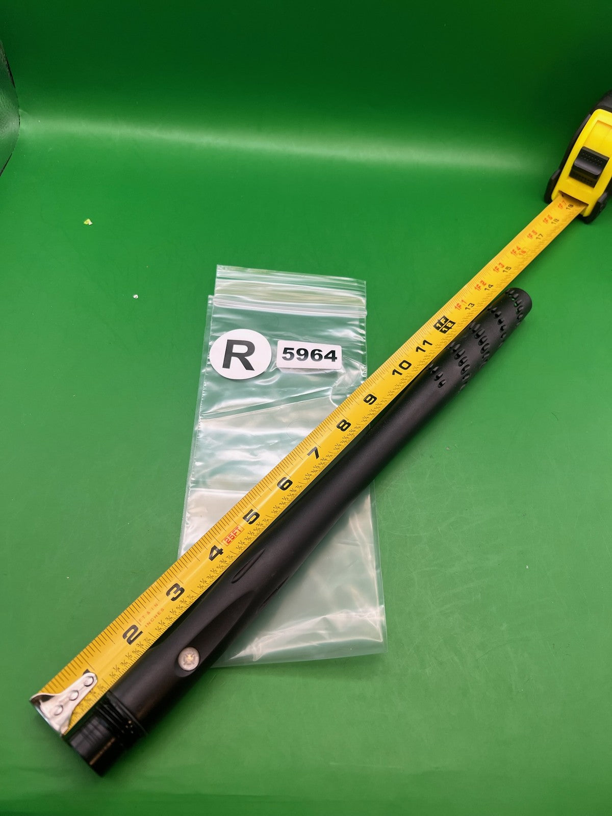 ION Luxe Smart Parts One Piece 14" .692 Black Autococker - used paintball barrel - black