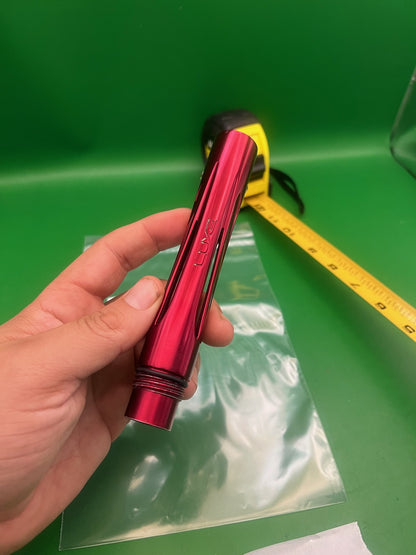 DLX Luxe Freak XL Barrel Back Ion Thread Red Anodized ~6" Aluminum
