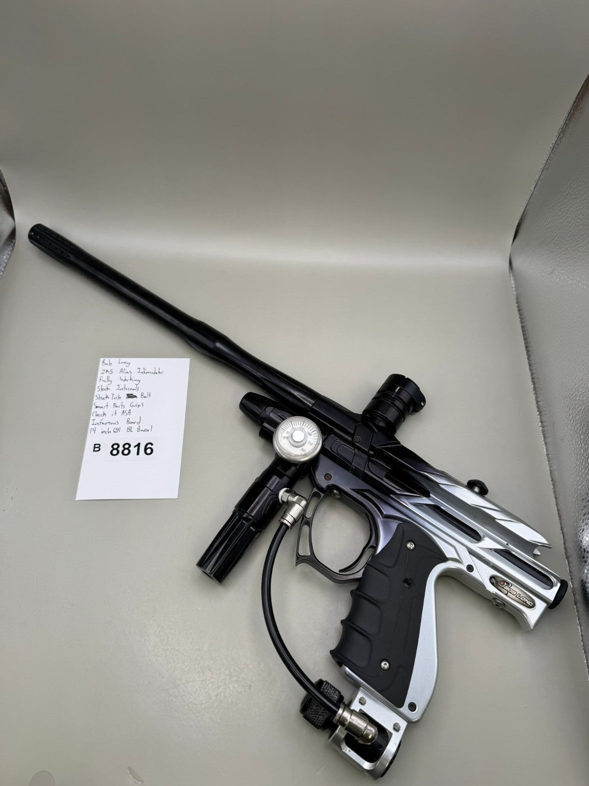 Bob Long 2k5 Alias Intimidator - Paintball Marker Fully Working