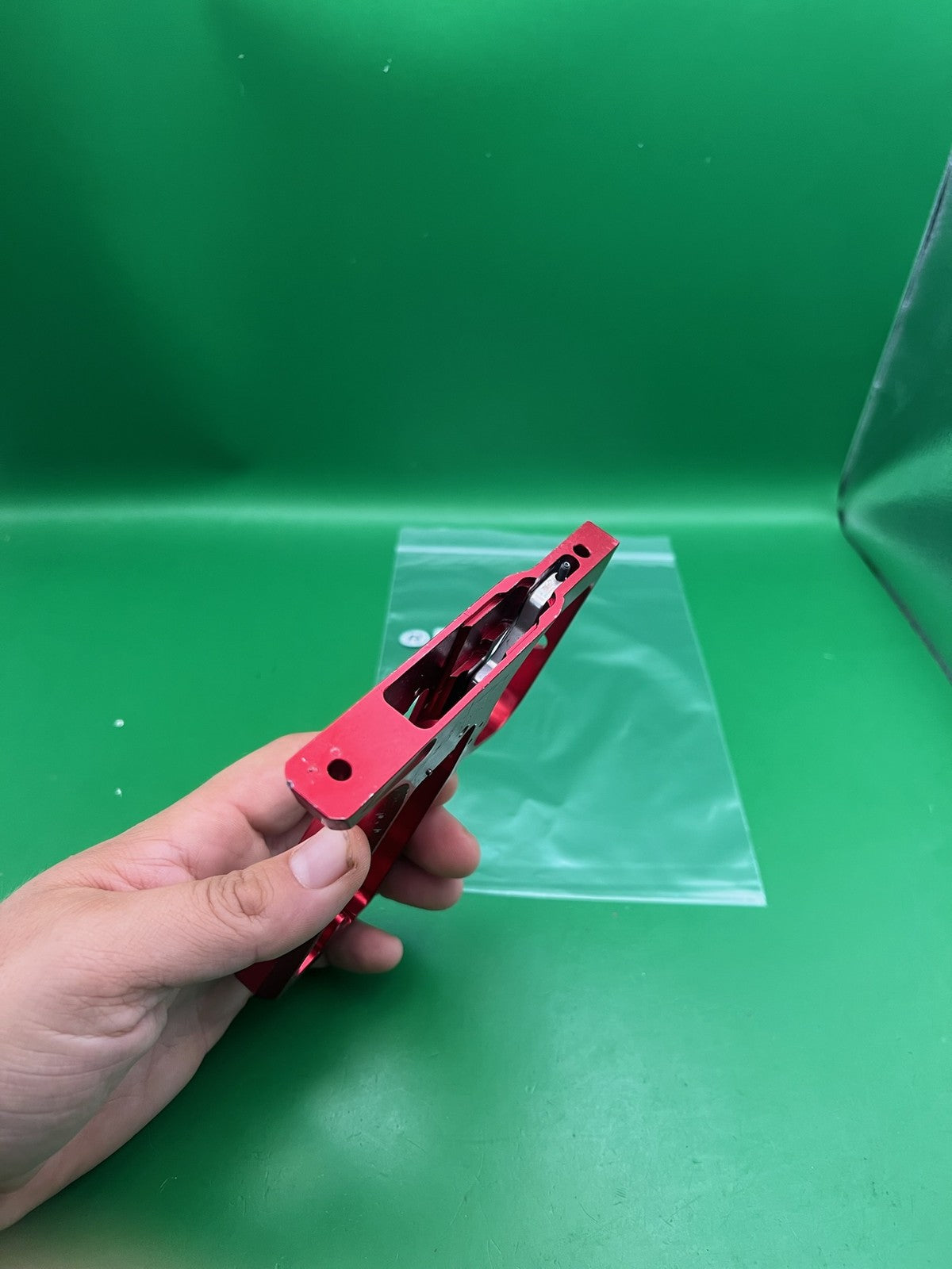 Smart Parts Shocker SFT Trigger Frame Red Anodized Aluminum