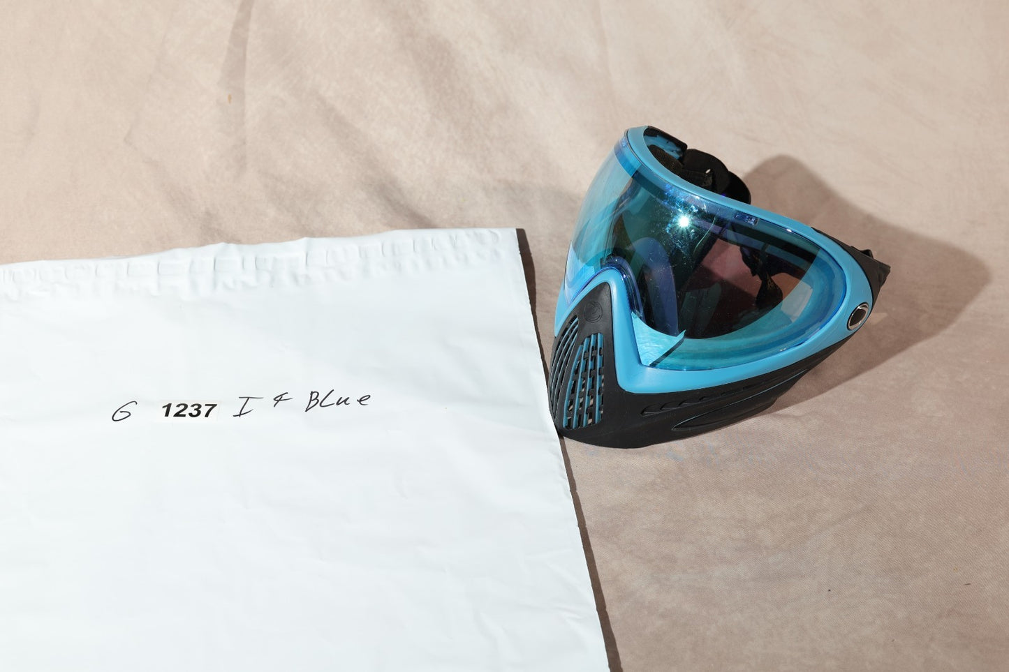 Dye i4 Paintball Mask Goggle Blue Black Thermal Lens Full Face Protection