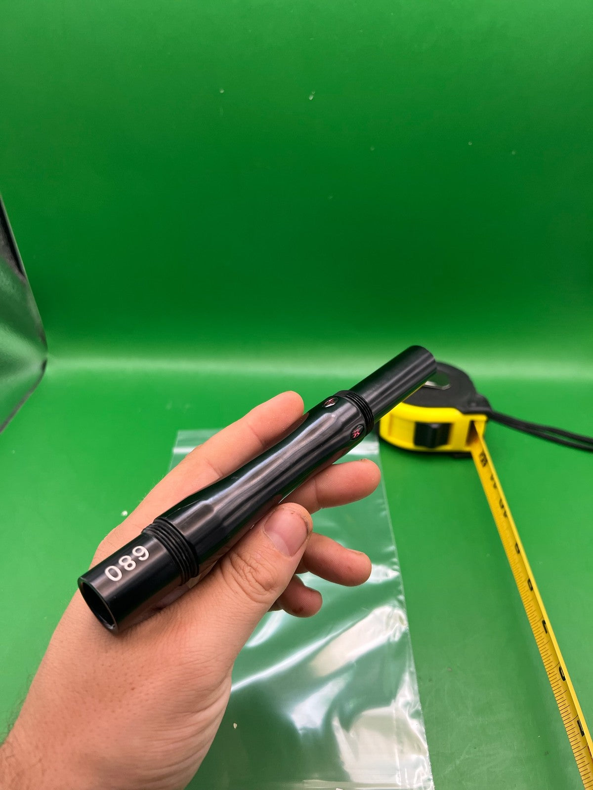 Empire Autococker Back - used paintball barrel back - black