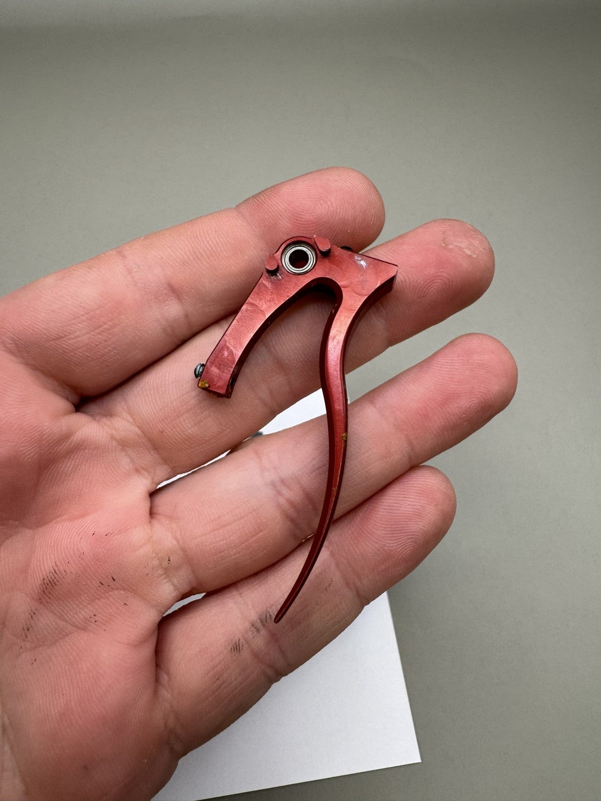 DLX Luxe 1.0/2.0 Trigger Red Aluminum Paintball Part