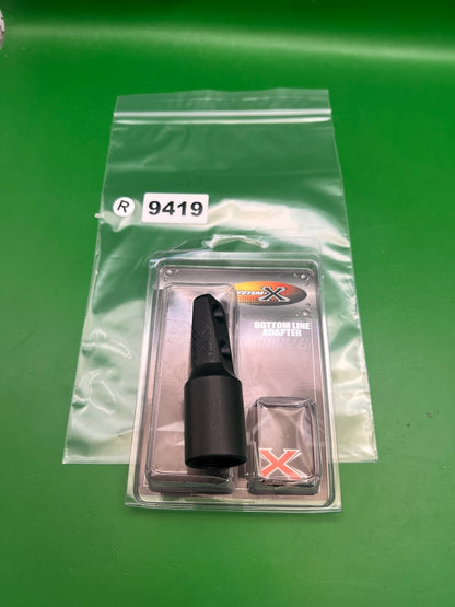 System X NOS Bottom Line Adapter ASA Black Paintball Air System