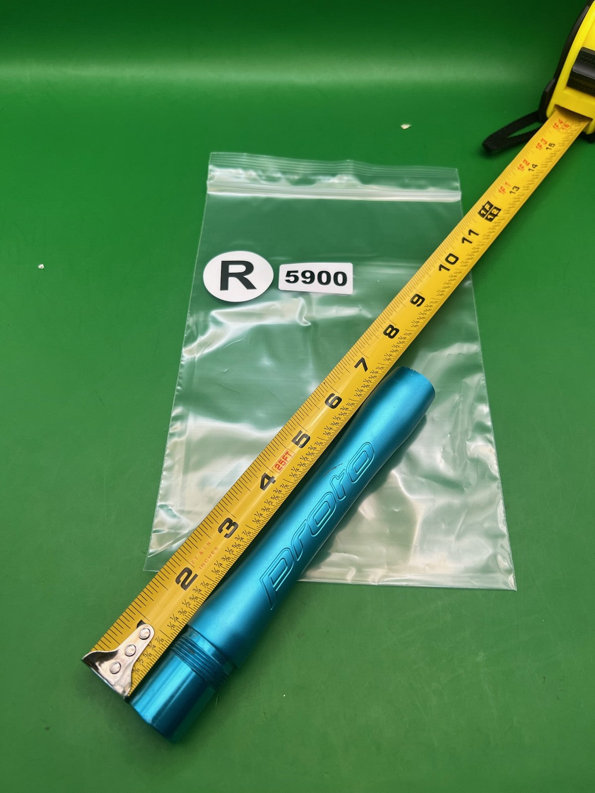 Proto Autococker Barrel Back Blue 687 Bore AC Thread 6in Aluminum