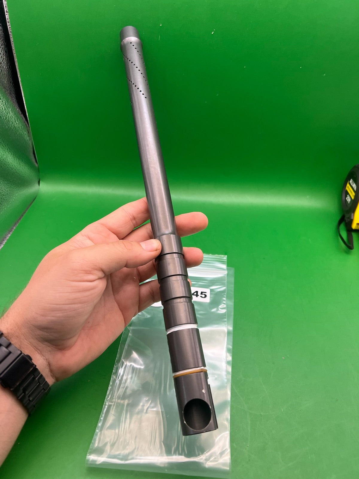 J&J Ceramic Automag 14" .689 Black - used paintball barrel - black