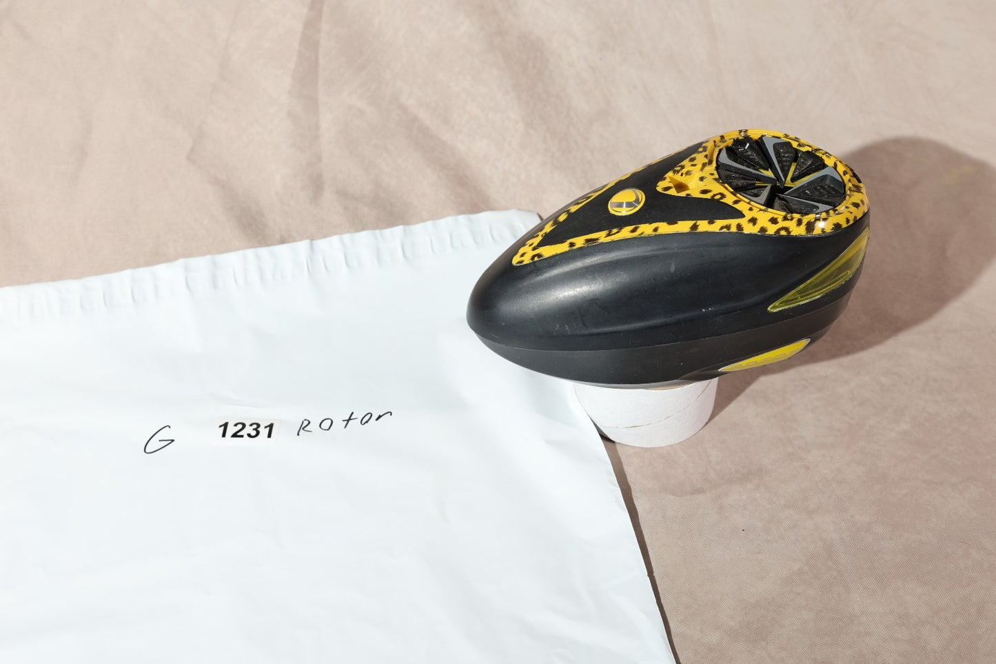 Dye Rotor Paintball Loader Hopper Black Yellow Joy Division