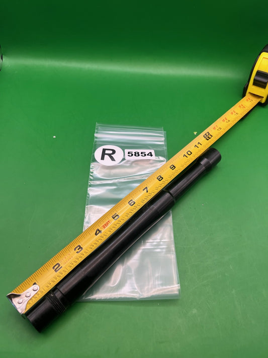 Stock WGP Barrel .690 Back Black - used paintball barrel back - black