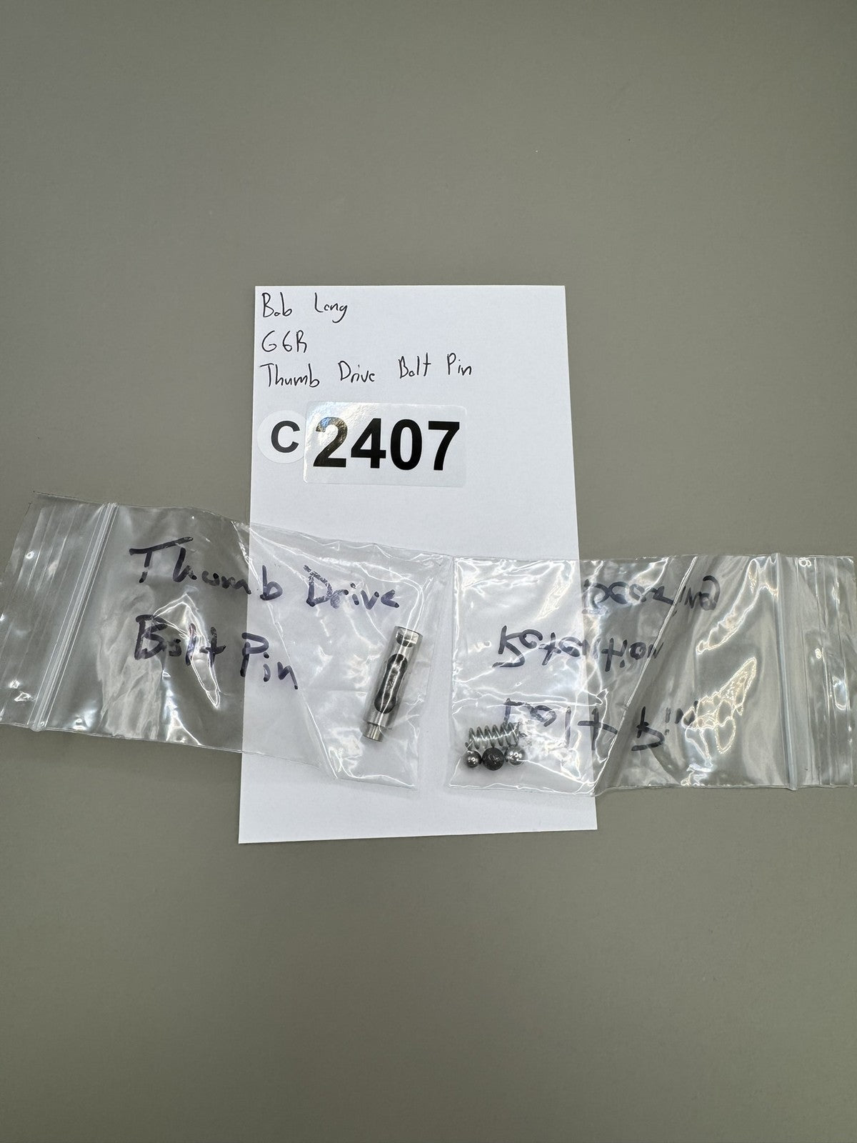 Bob Long G6R Thumb Drive Bolt Pin