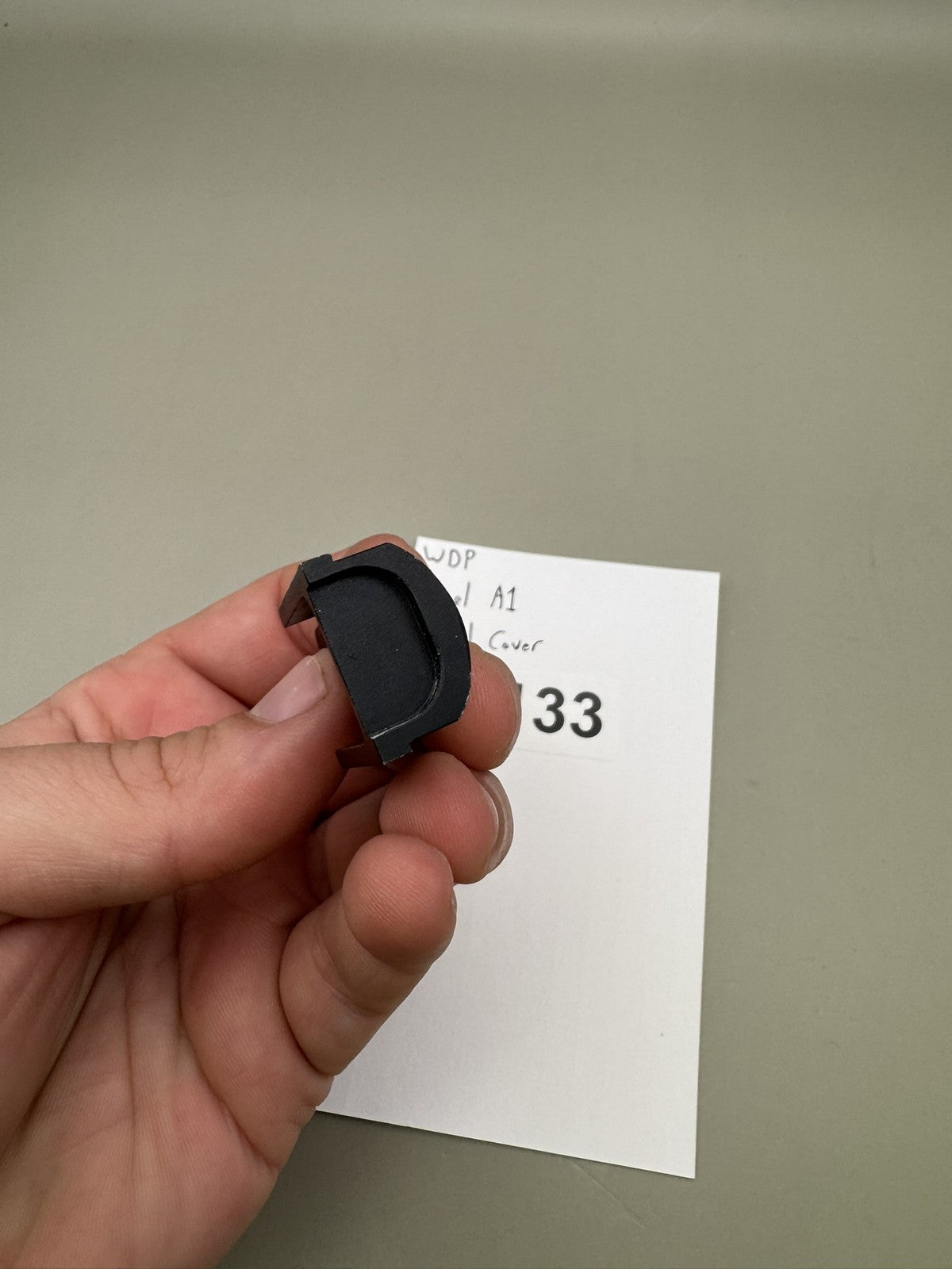 WDP Angel A1 Solenoid Cover Black