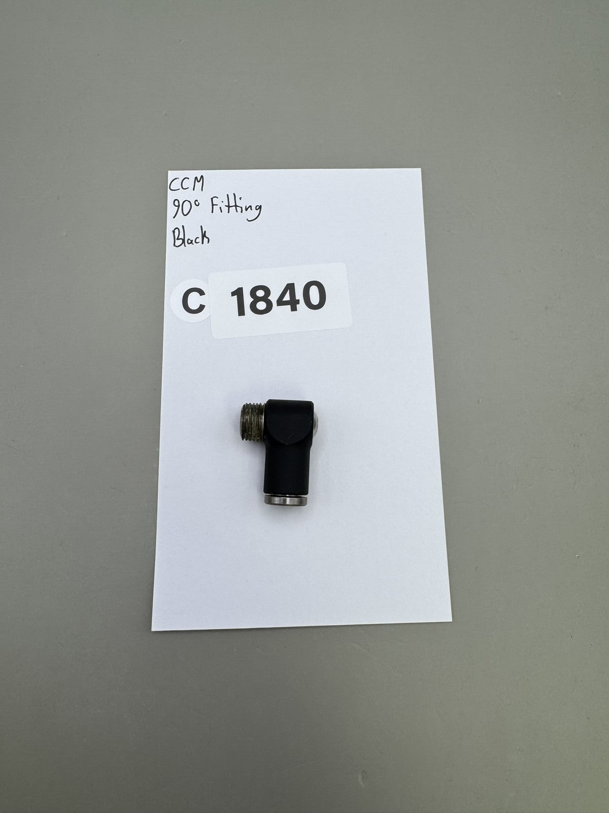 CCM 90Â° Fitting Black