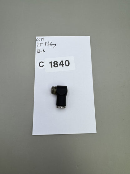 CCM 90Â° Fitting Black