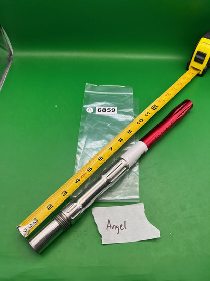 WDP Angel LCD Lapco Barrel 2-Piece Red Silver .689 12in
