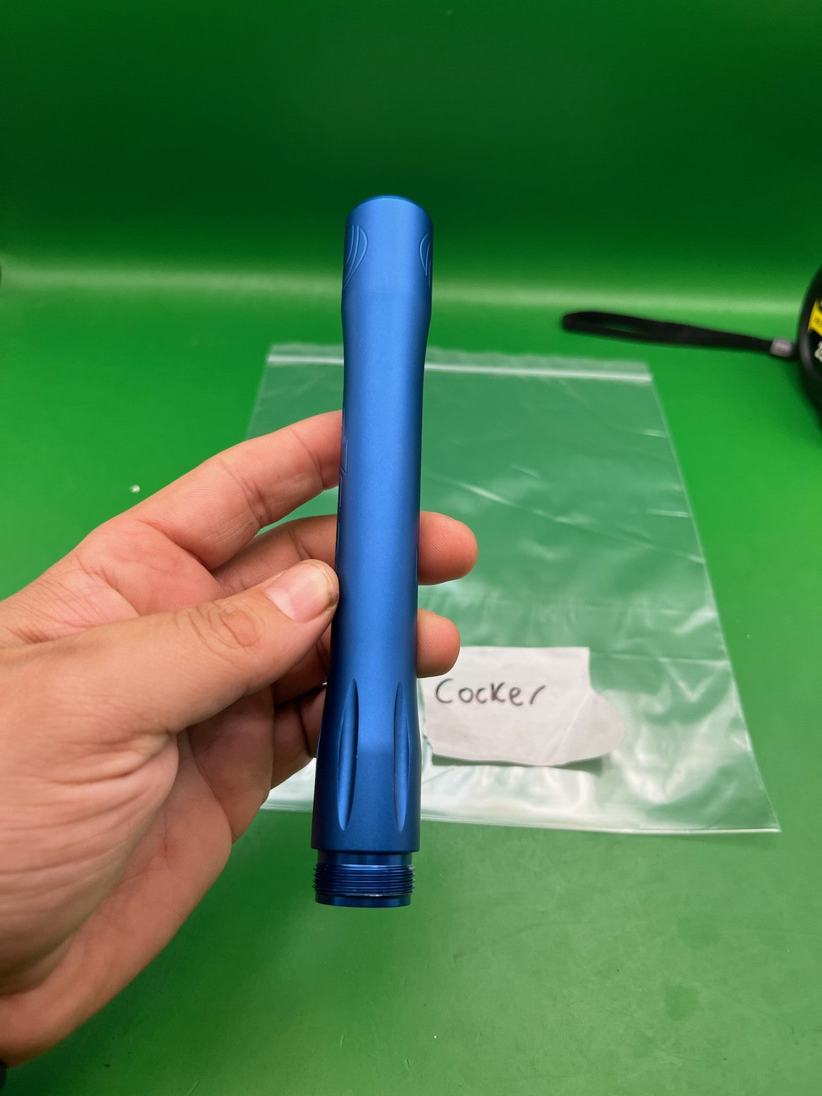 Dye UL-I Barrel Back Autococker AC Thread Dust Blue Aluminum
