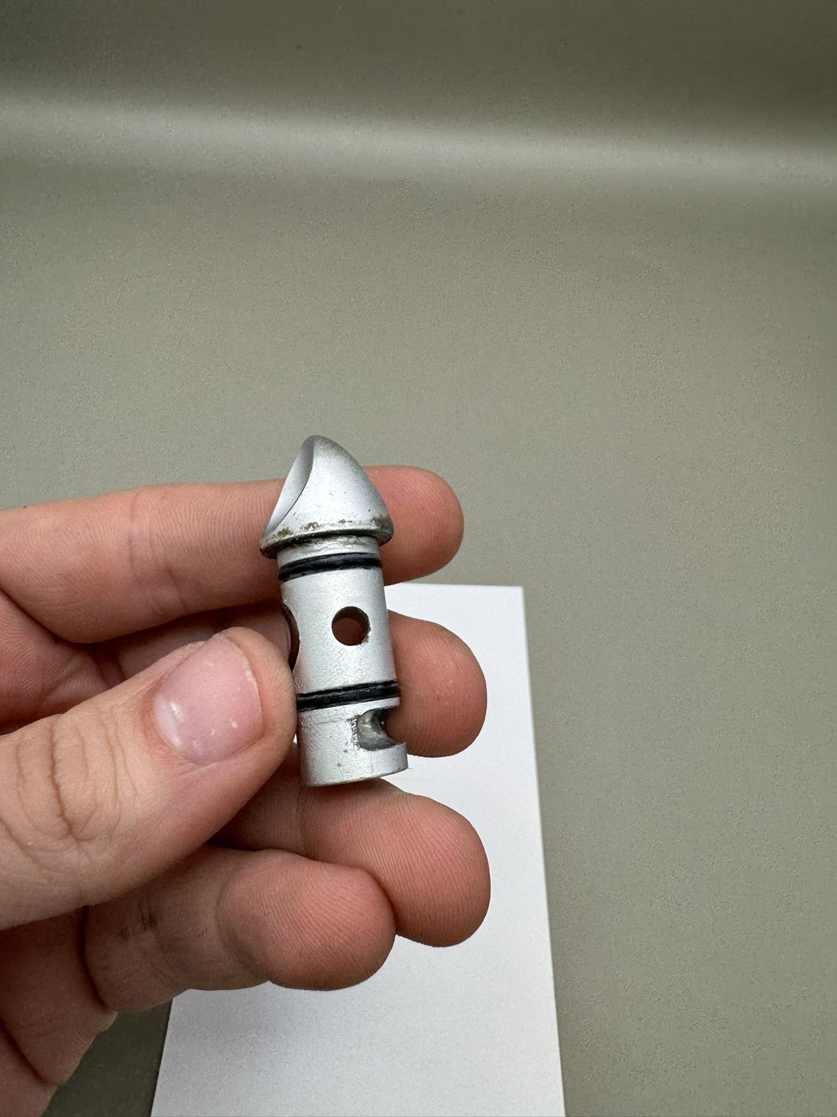 Dye DM5 Front Plug Silver Paintball Marker Part