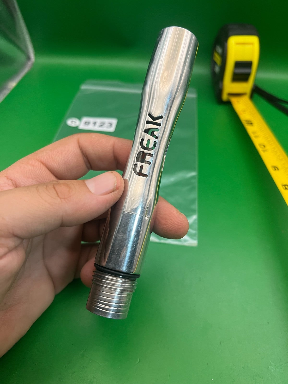 Smart Parts Freak Barrel Back Polished Silver Aluminum ~5in Ion / Luxe
