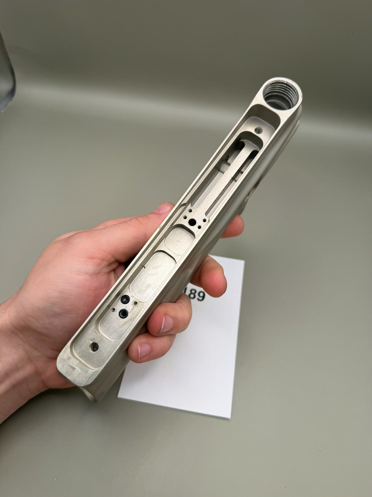 Bob Long Marq Body Silver Aluminum Paintball Marker Part