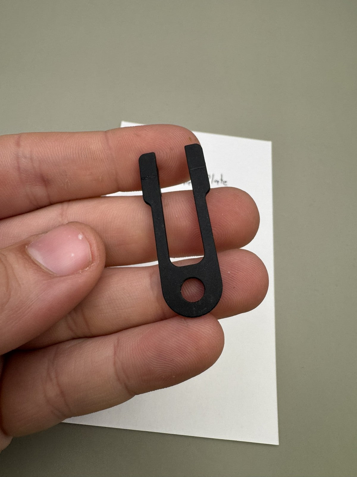 WDP Angel A1 Fly Trigger Retainer Plate Black