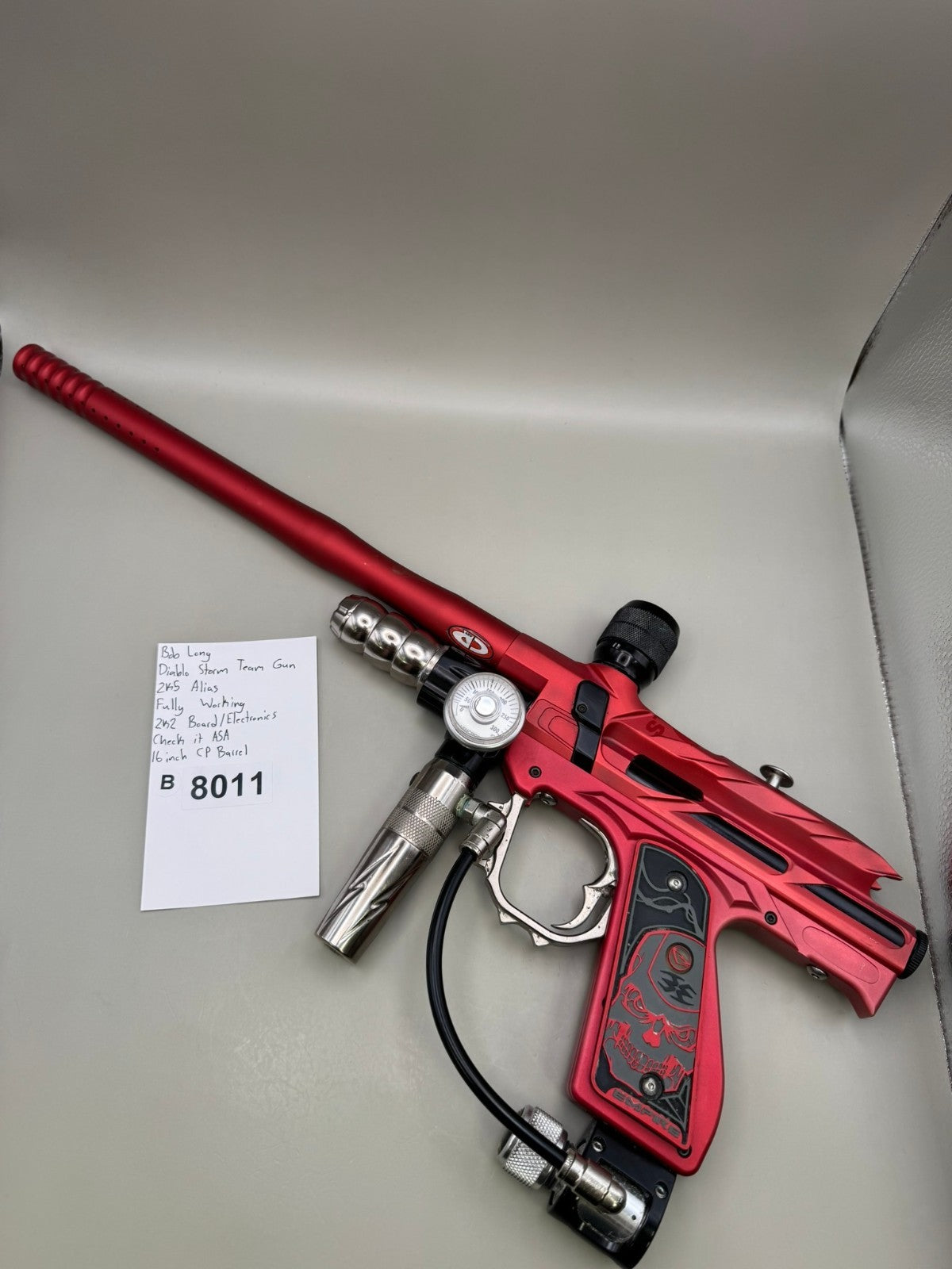 Bob Long Diable Storm Team Gun 2k5 Alias - Paintball Marker Fully Working