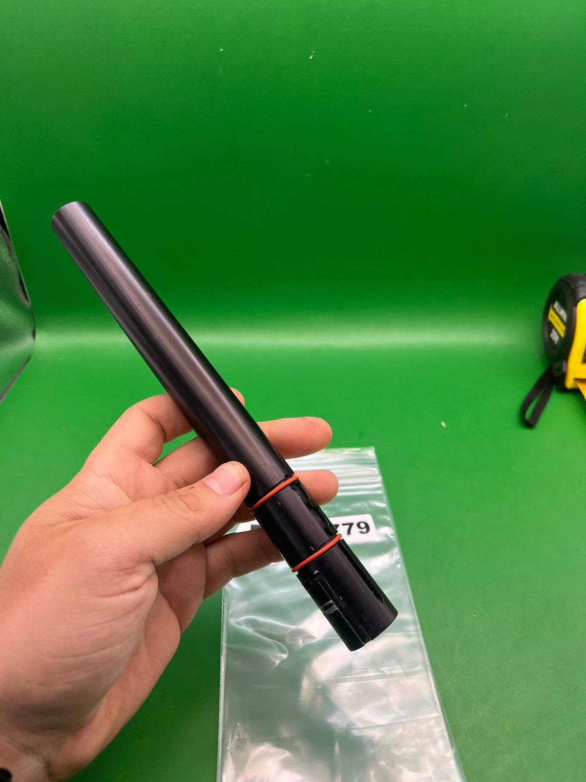 Automag Barrel 10" .690 Black Barrel - used paintball barrel - black