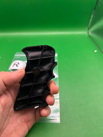 Single Hole Automag Grips - used paintball grip panels - black